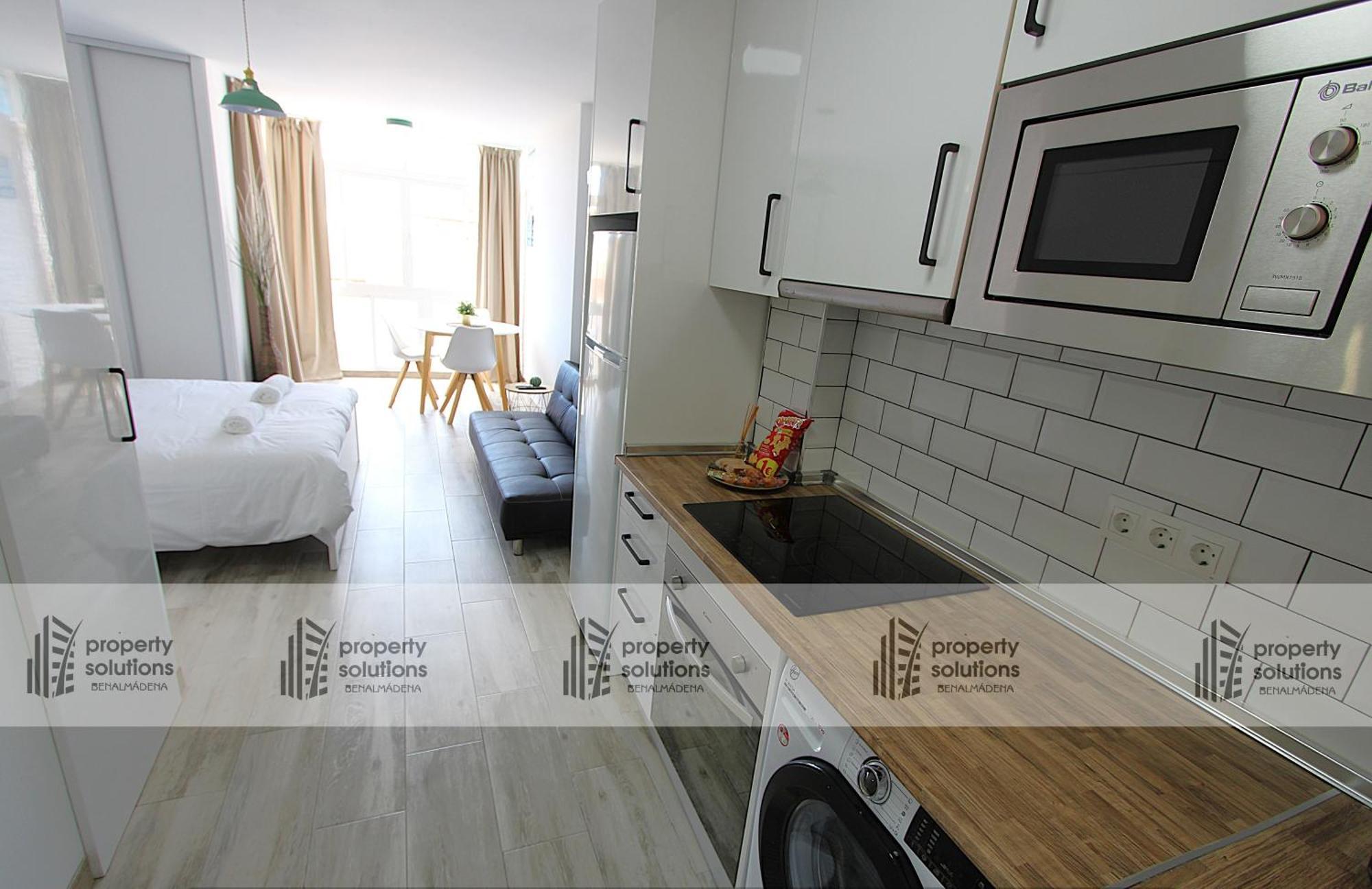 703 Aguila Apartamento - Vista Al Mar - Cerca De Tren, Restaurantes Y Tiendas - Playa A 10 Minutos Caminando Benalmádena Exteriér fotografie